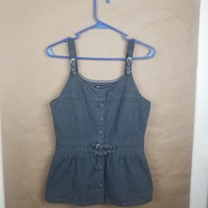 Cute Marc Ecko Red Pemplum Top Medium